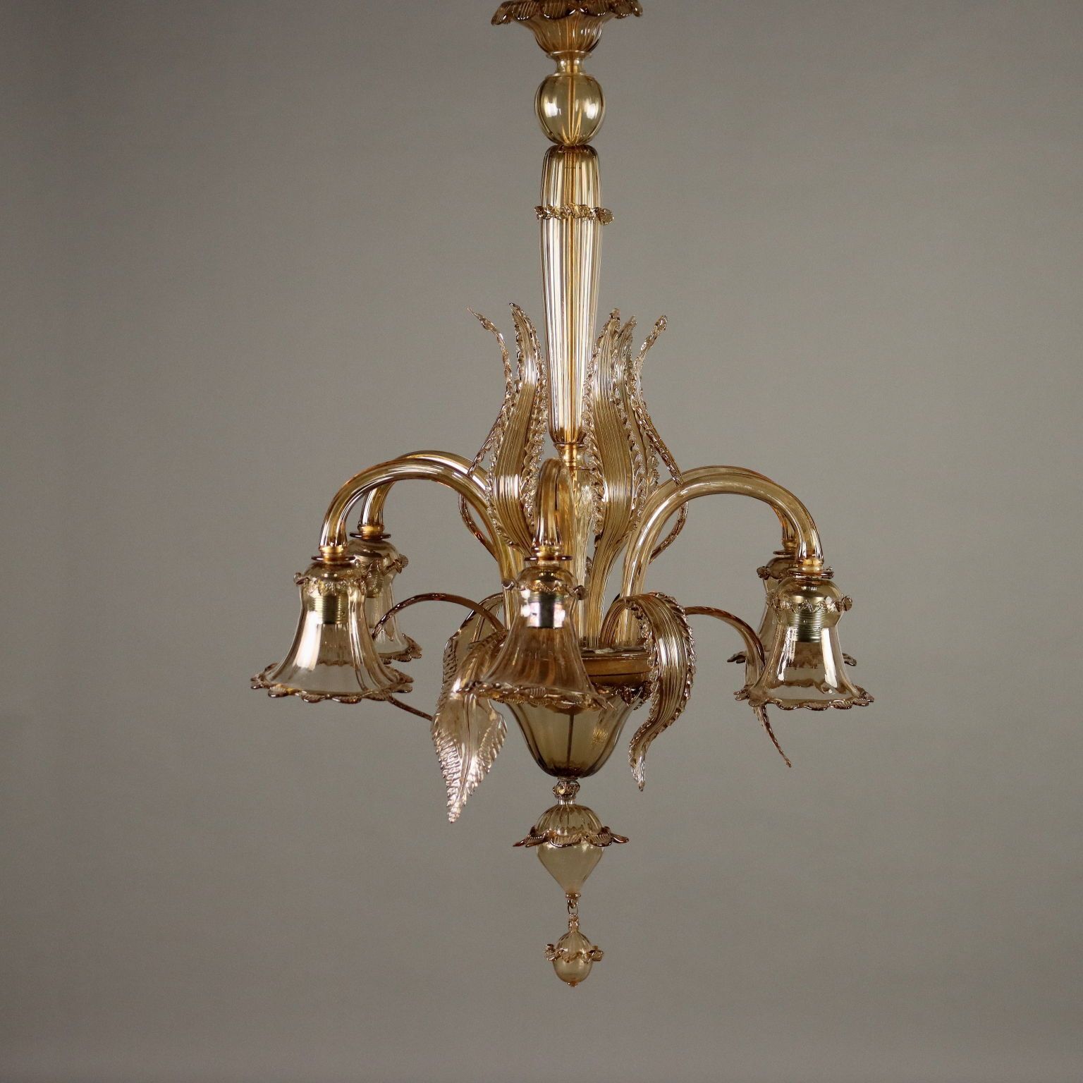 Antique Chandelier Murano Glass Venice Italy XX Century
