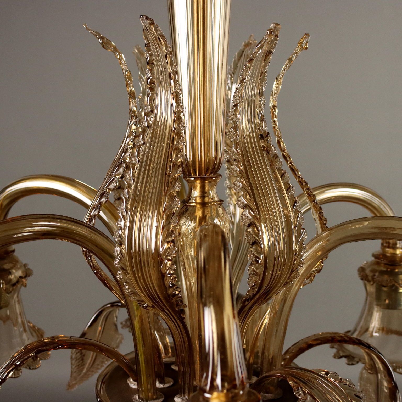 Antique Chandelier Murano Glass Venice Italy XX Century photo Lighting