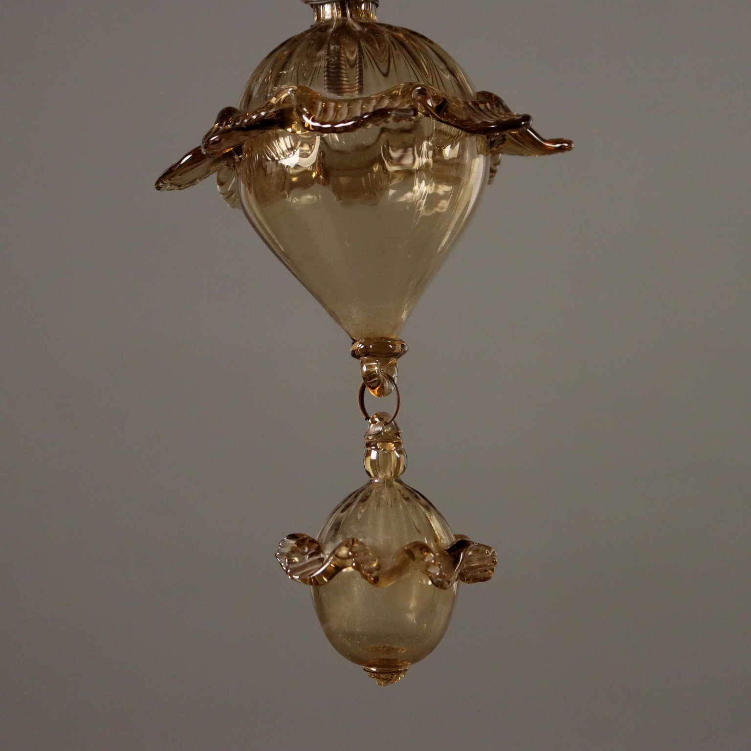 Antique Chandelier Murano Glass Venice Italy XX Century photo vintage