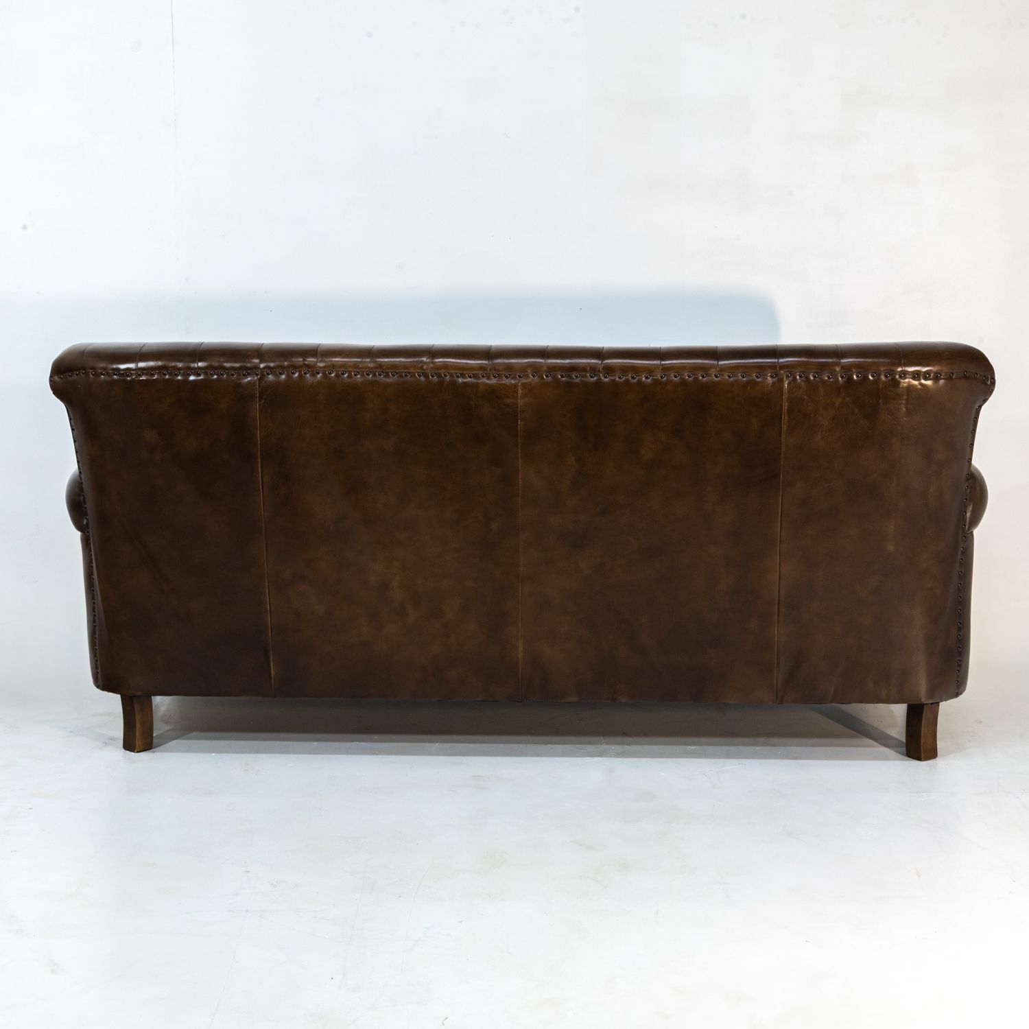 Leather Three Seater Sofa photo furniture