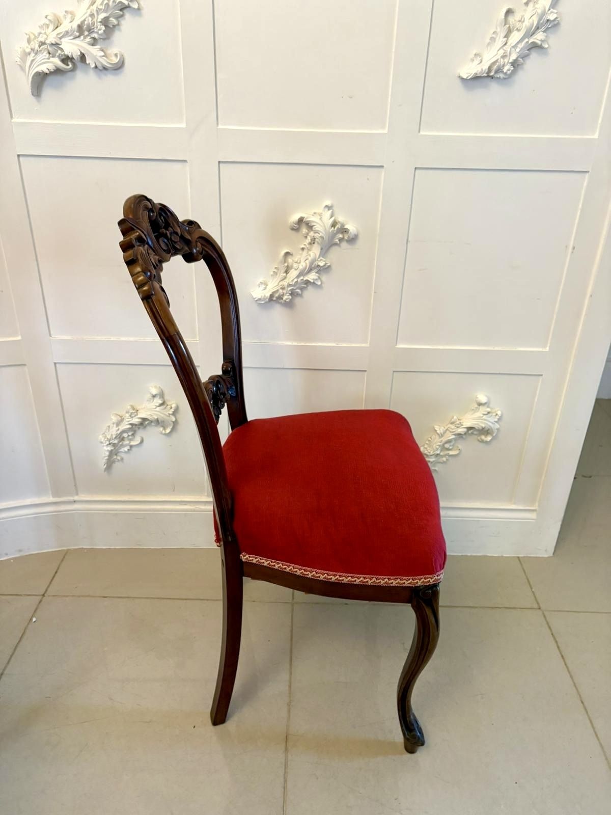 Outstanding Quality Set Of 10 Antique 19th Century Carved Mahogany Dining Chairs photo vinterior