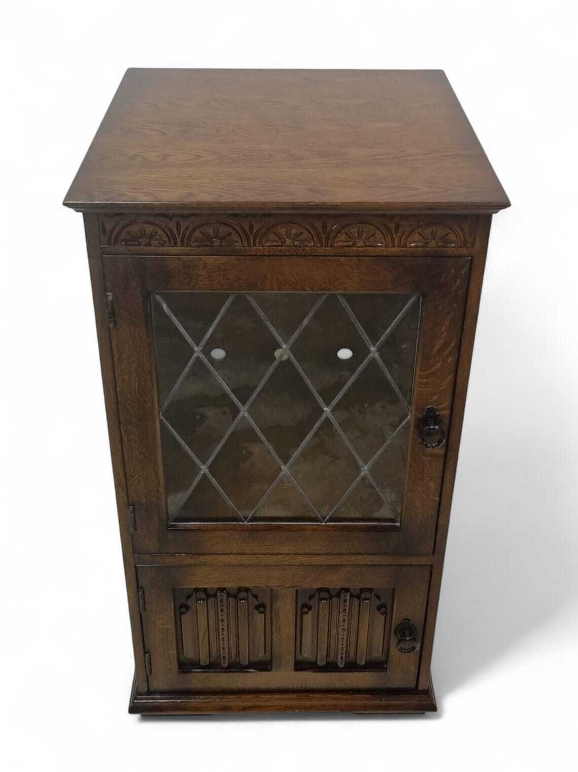 Vintage Old Charm Style Hi Fi Cabinet / Bookcase / Lifting Top / C1960 / photo vinterior