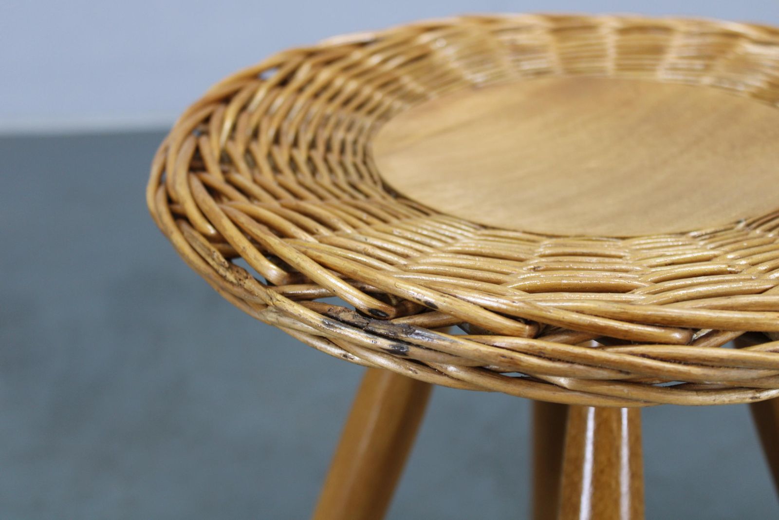 1970s Jan Kalous Wooden Stool For Uluv, Czechoslovakia photo Furniture