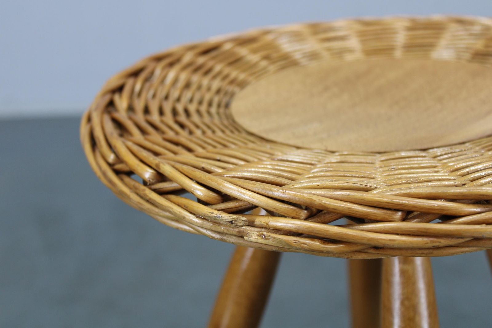 1970s Jan Kalous Wooden Stool For Uluv, Czechoslovakia photo 168.0