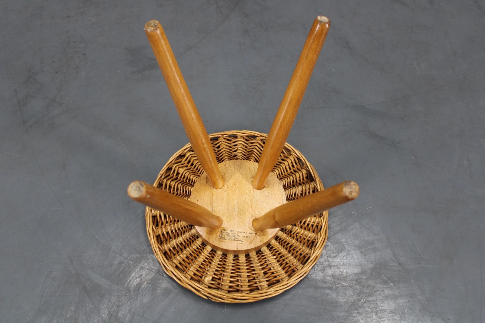 1970s Jan Kalous Wooden Stool For Uluv, Czechoslovakia photo buy