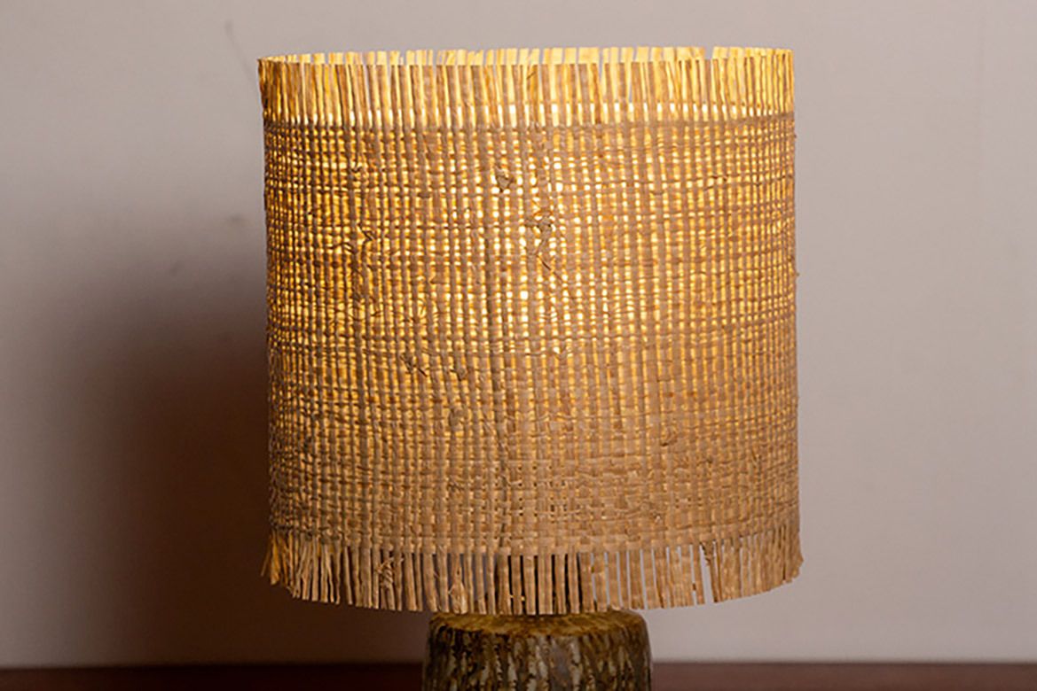 Lampadaire en céramique suédois de la série « Rubus » par Gunnar Nylund pour Rörstrand, 1960. photo vinterior