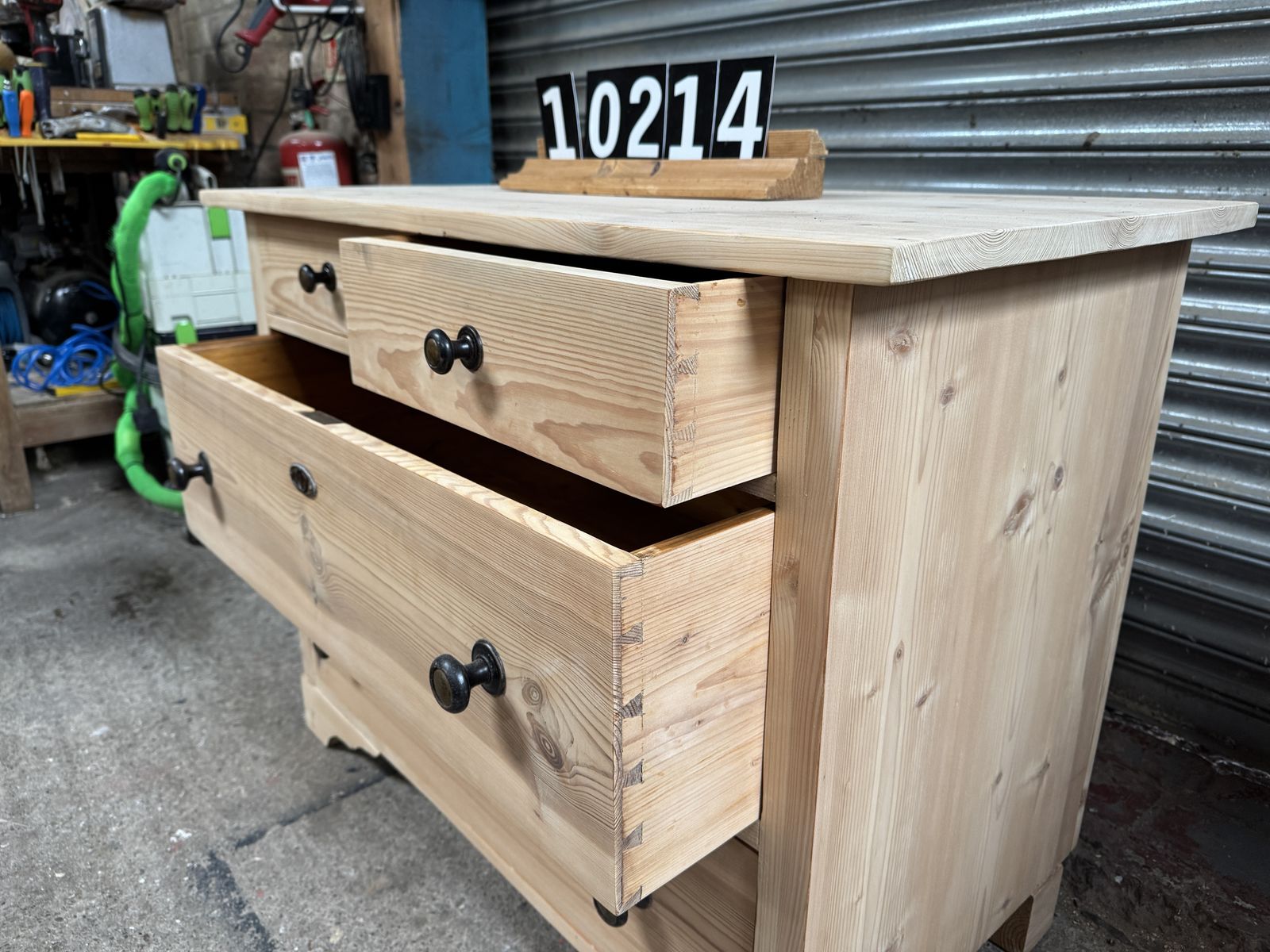 Continental Antique Pine 2 Over 2 Chest Of Drawers photo for sale