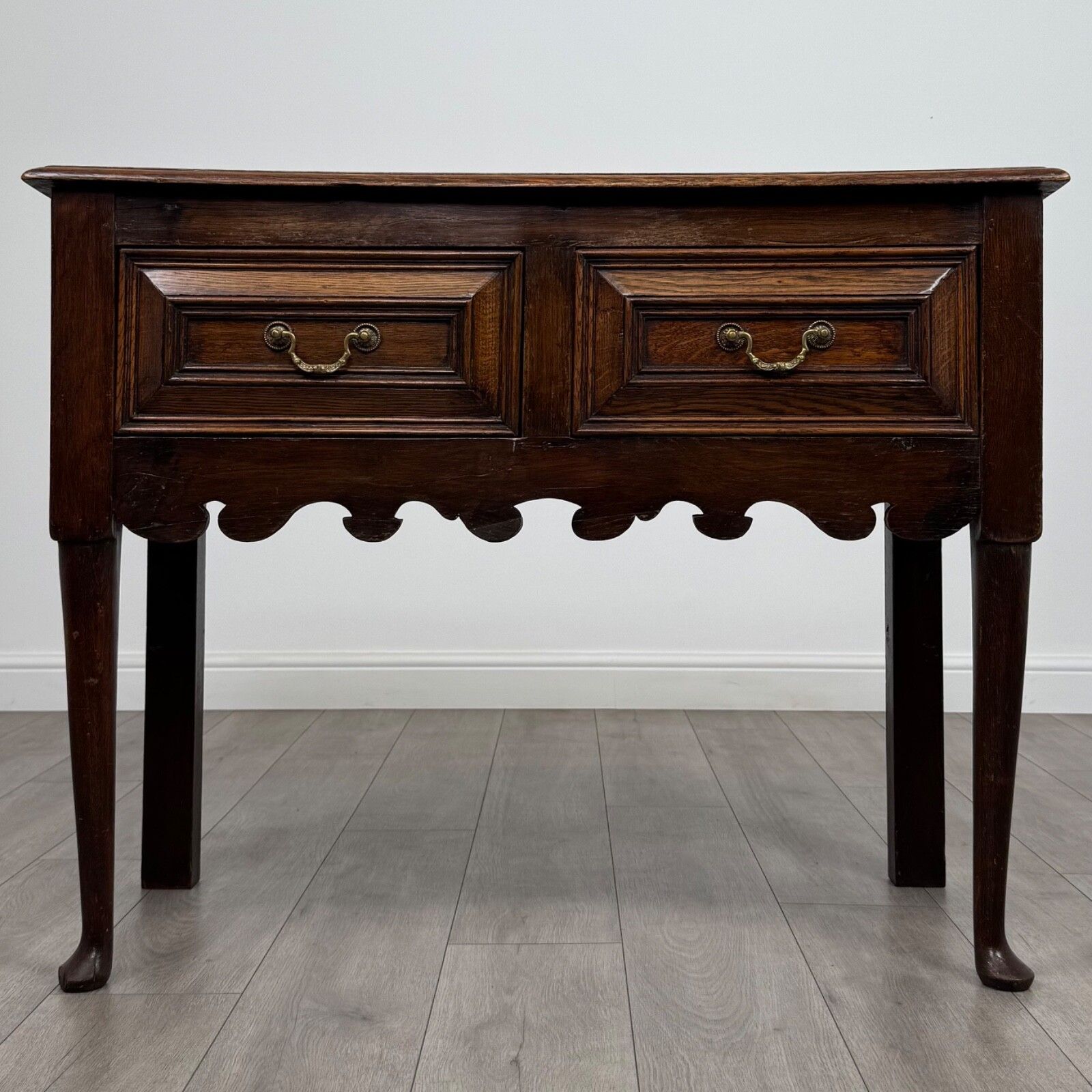 Antique 19th Century Jacobean Style Dresser Base In Oak