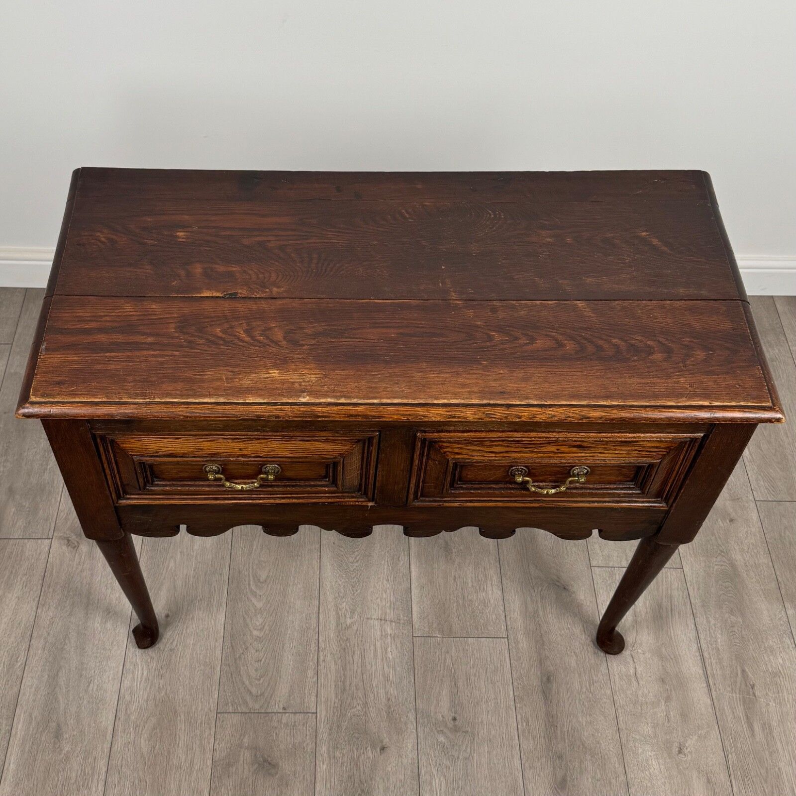 photo furniture Antique 19th Century Jacobean Style Dresser Base In Oak