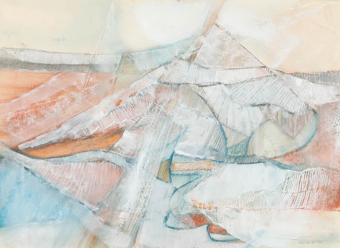Beverley Peter Meyers (1949 2016)   1983 Pastel, The Mountain Peak photo furniture