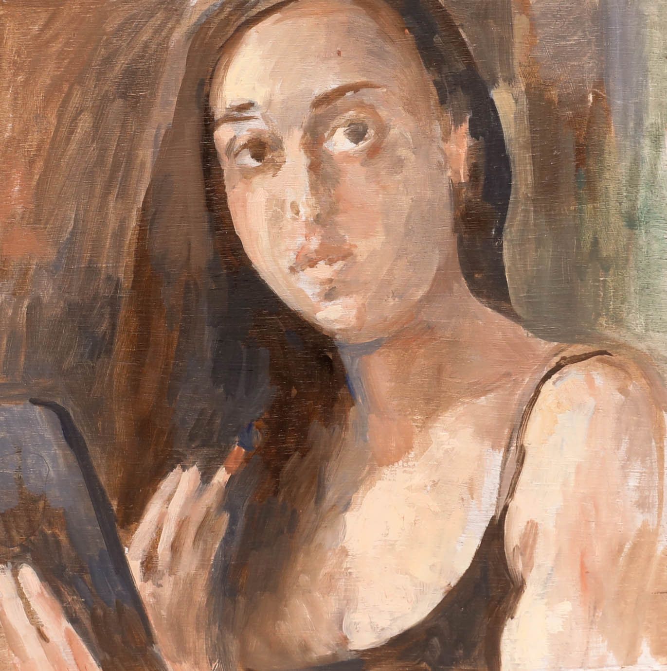 Bernadette Kelly (B.1933)   20th Century Oil, Morning Makeup photo 238.0