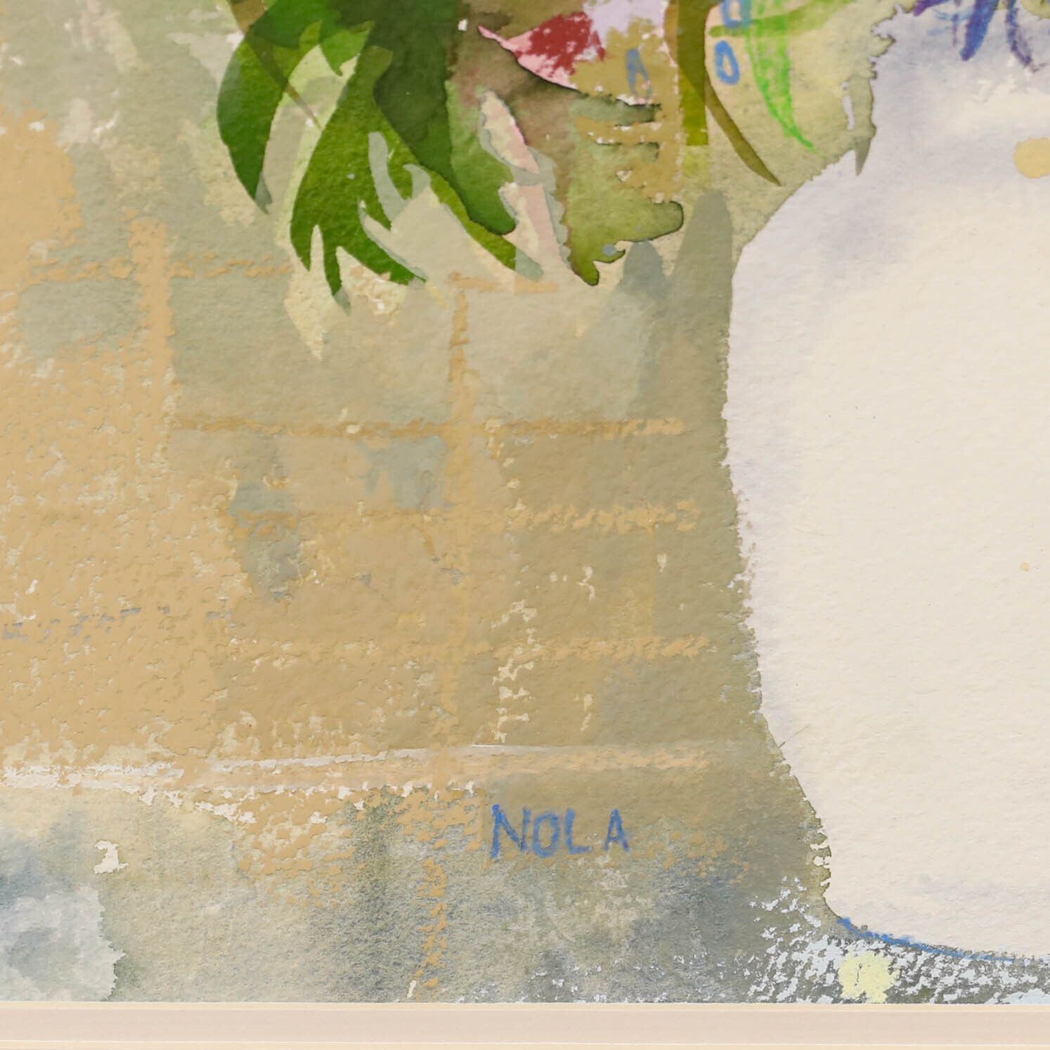 Nola Armstrong   20th Century Mixed Media, Reds And Blues photo buy