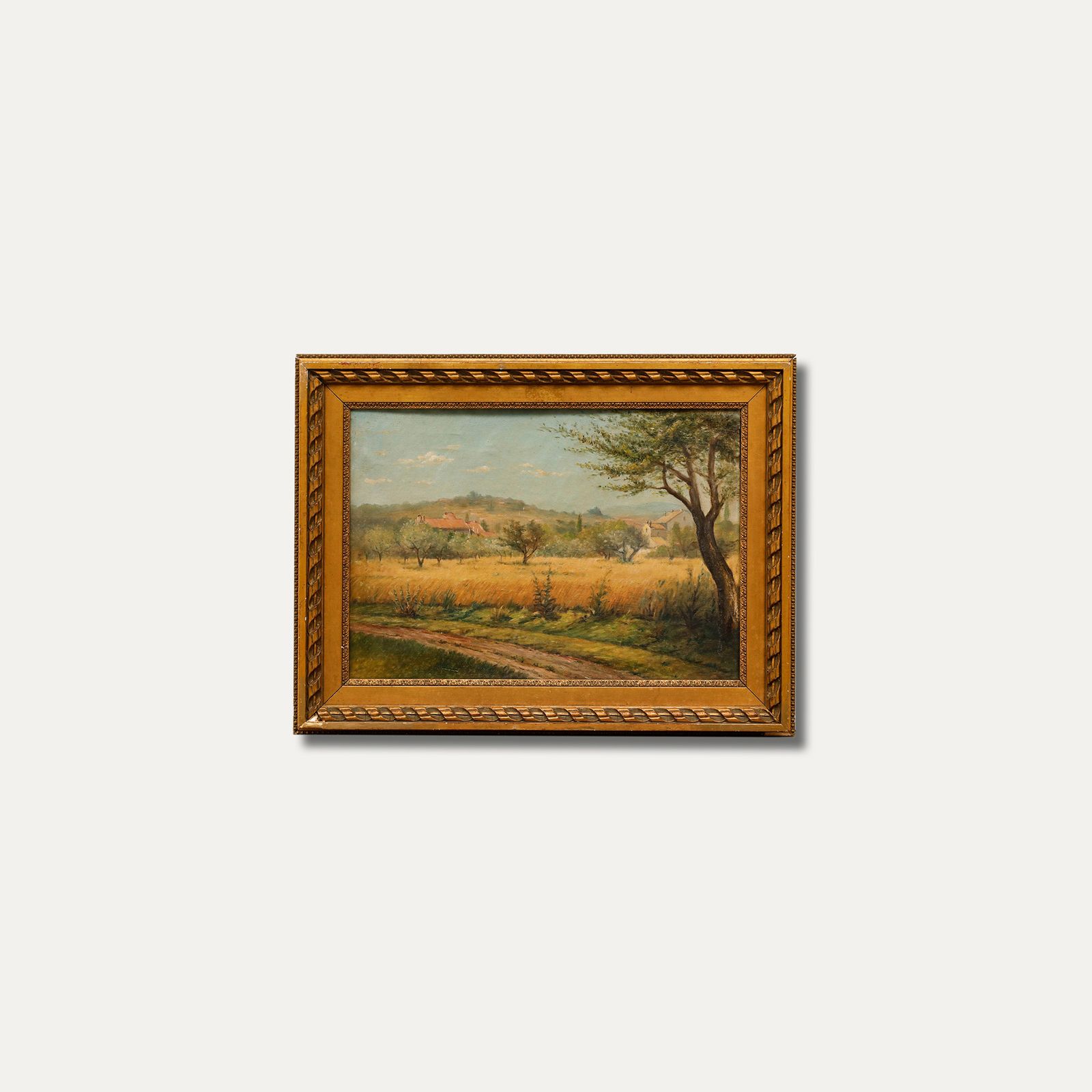 Early 20th Century Oil   View Of The Olive Grove photo buy