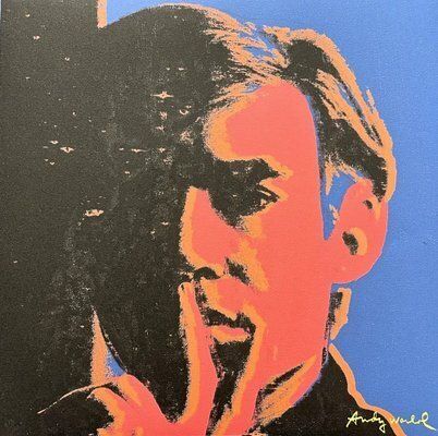 Andy Warhol, Self Portrait Blue Red, 1980s, Print