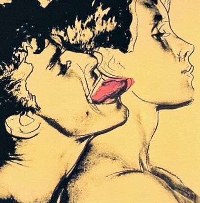 Andy Warhol, Querelle Yellow, 1980s, Print photo furniture