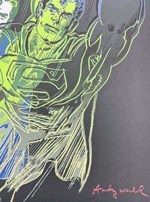 After Andy Warhol, Superman Light Green, 1980s, Print photo Art