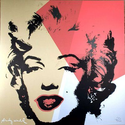 Andy Warhol, Marilyn Monroe, Offset Lithograph, 1980s, Ink & Pencil & Paper , 1980s, Ink & Pencil & Paper photo 545.0