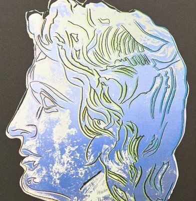 Andy Warhol, Alexander The Great Blue, 1980s, Print photo furniture