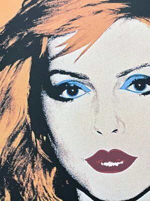 Andy Warhol, Debbie Harry Orange, 1980s, Print photo Art