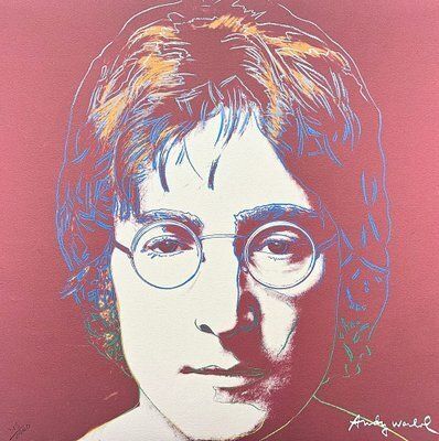 Andy Warhol, John Lennon Red Brown, 1980s, Print