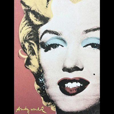 Andy Warhol   Diamond Dust Marilyn photo furniture