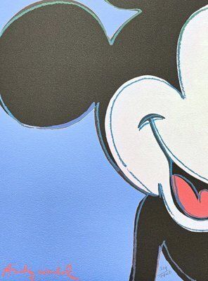 Andy Warhol, Mickey Mouse Light Blue, 1980s, Print photo for sale