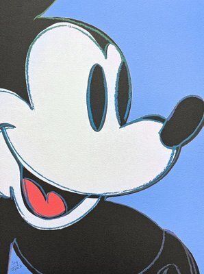 Andy Warhol, Mickey Mouse Light Blue, 1980s, Print photo Art