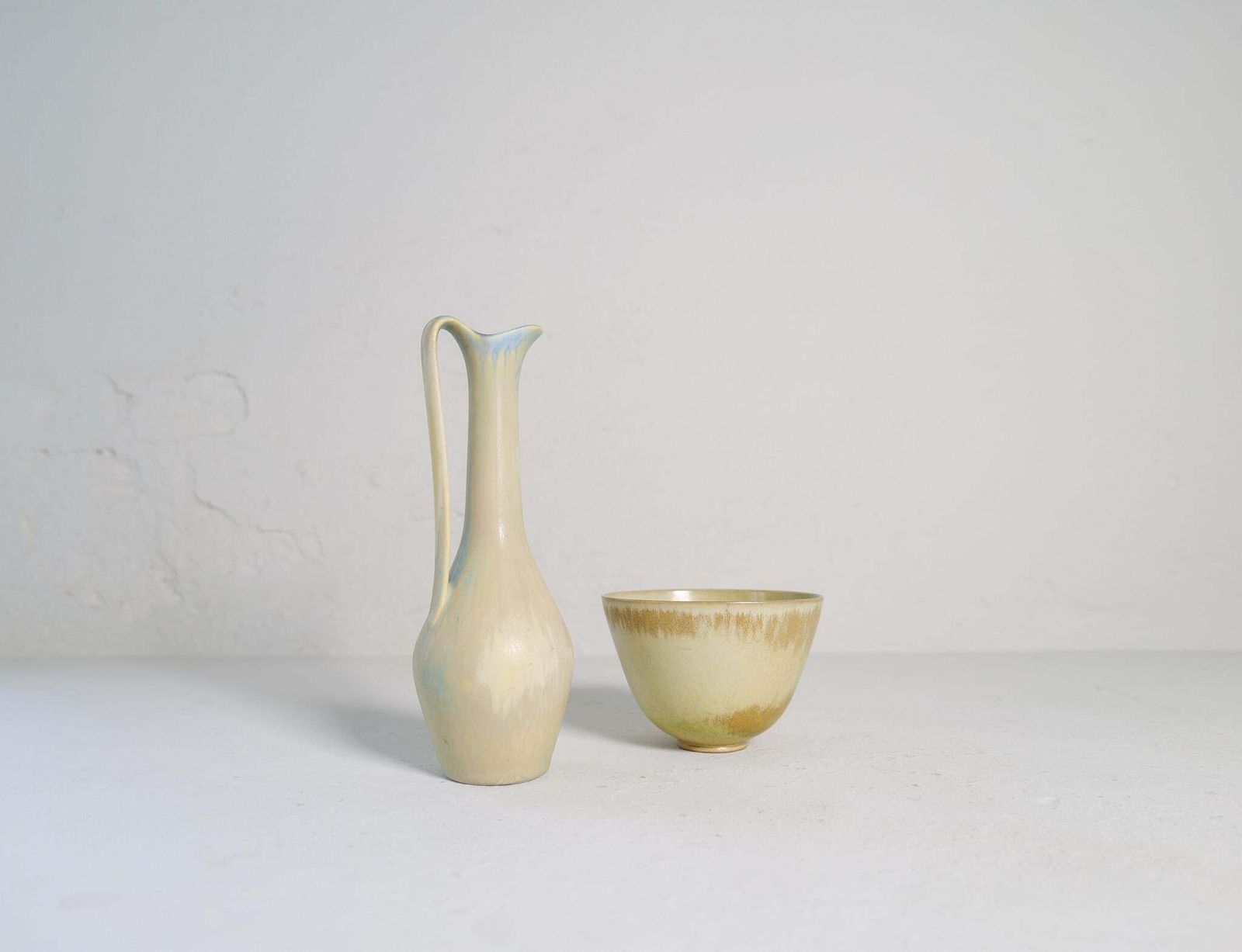 Collection Of 2 Ceramic Vessels By Gunnar Nylund Rörstrand Sweden, 1950s photo buy