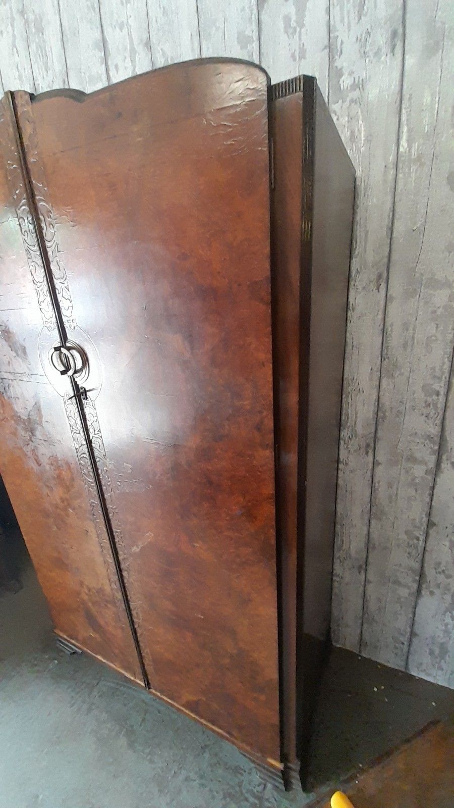 Art Deco Burr Walnut Art Deco 2 Door Wrdrobe photo furniture