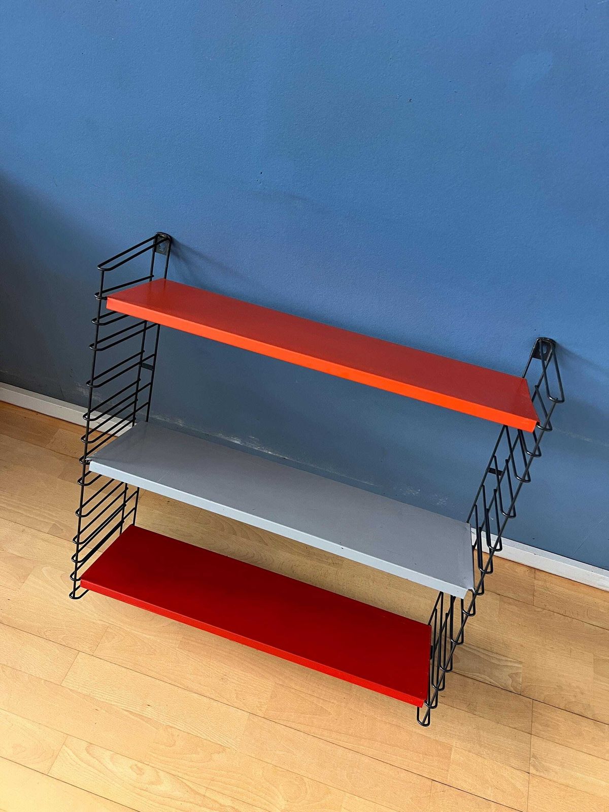 Orange, Red And Gray Tomado Vintage Modular Wall System   Shelves   Unit photo vinterior