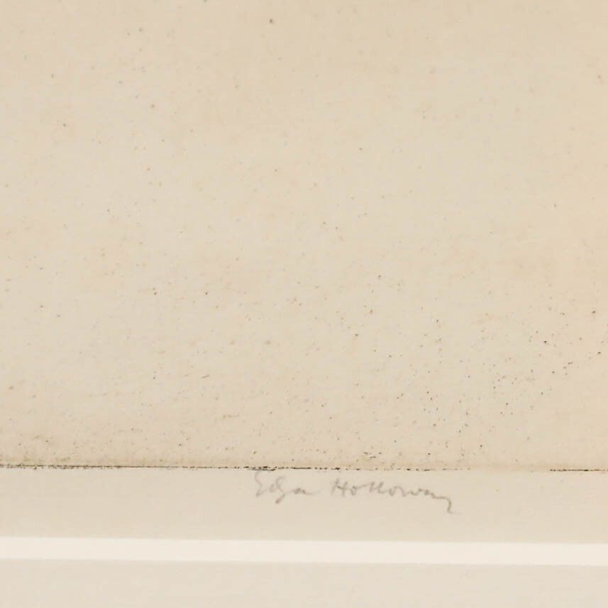 Edgar Holloway (1914 2008)   Framedetching, Portrait Of Alec Buckels (1892 1972) photo buy