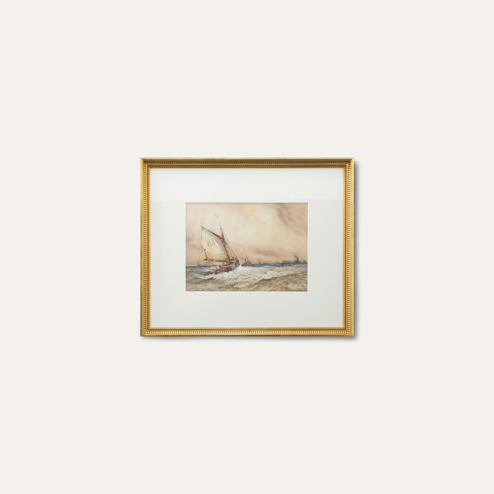 S. Mckinley (B.1920)   Framed Mid 20th Century Watercolour, Riding Sea Waves photo buy