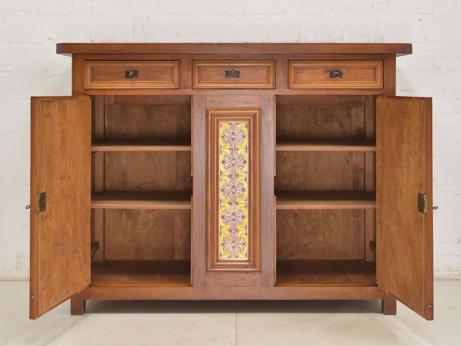 Sideboard Chest Of Drawers Restored Mid Century Around 1960 Vintage Retro Softwood photo for sale
