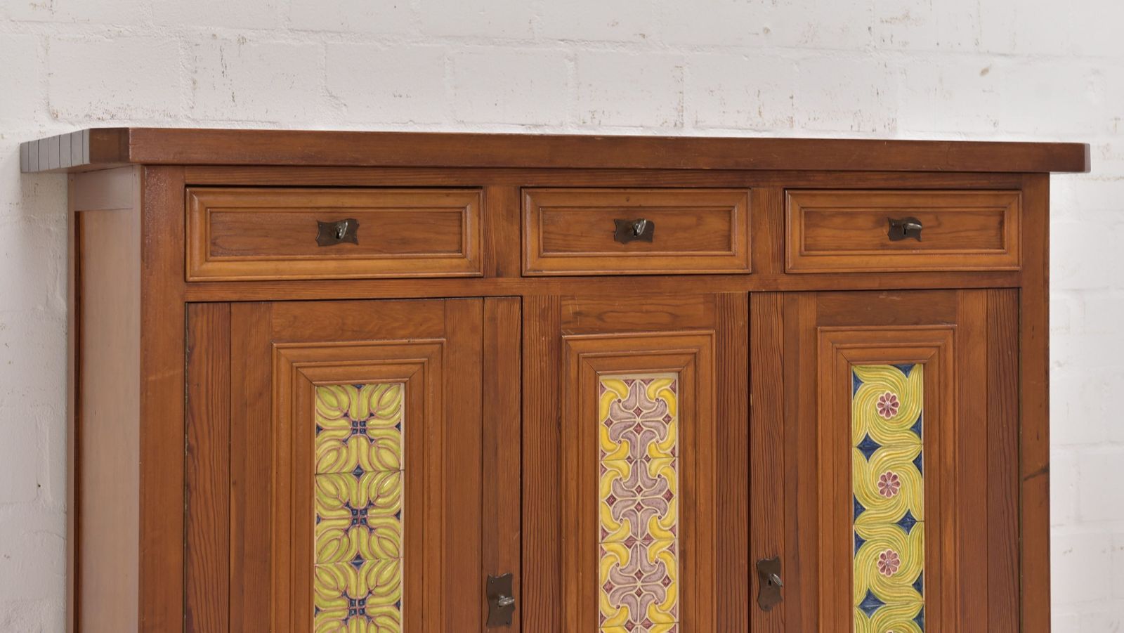 photo furniture Sideboard Chest Of Drawers Restored Mid Century Around 1960 Vintage Retro Softwood