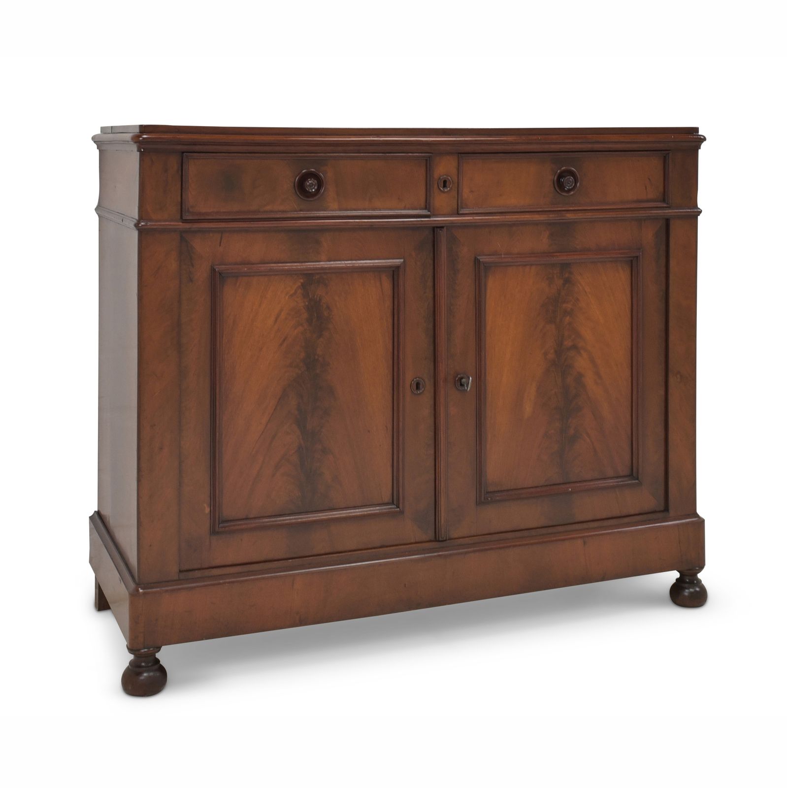 Antique! Chest Of Drawers, Sideboard, Restored Mahogany, Circa 1880.