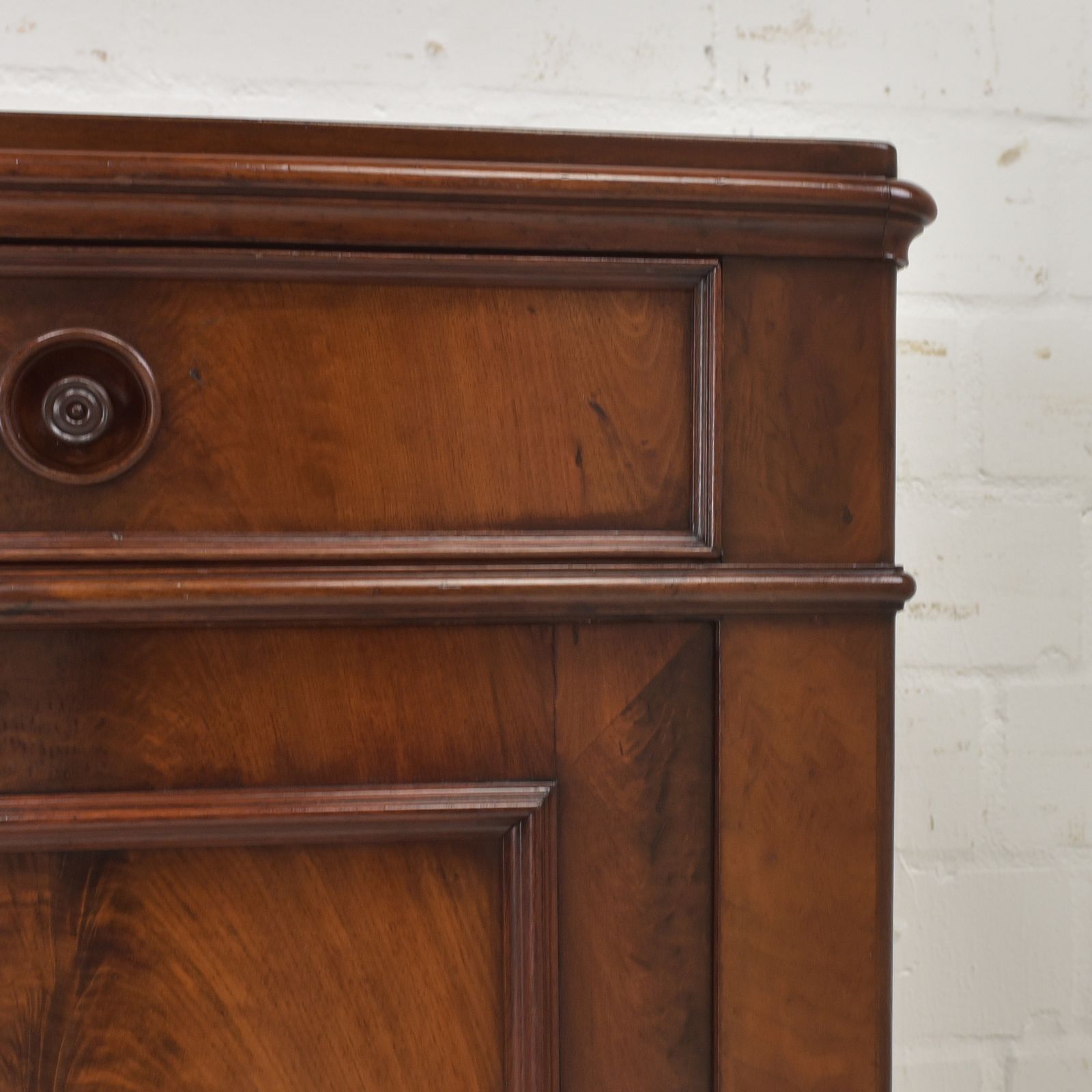 Antique! Chest Of Drawers, Sideboard, Restored Mahogany, Circa 1880. photo vintage