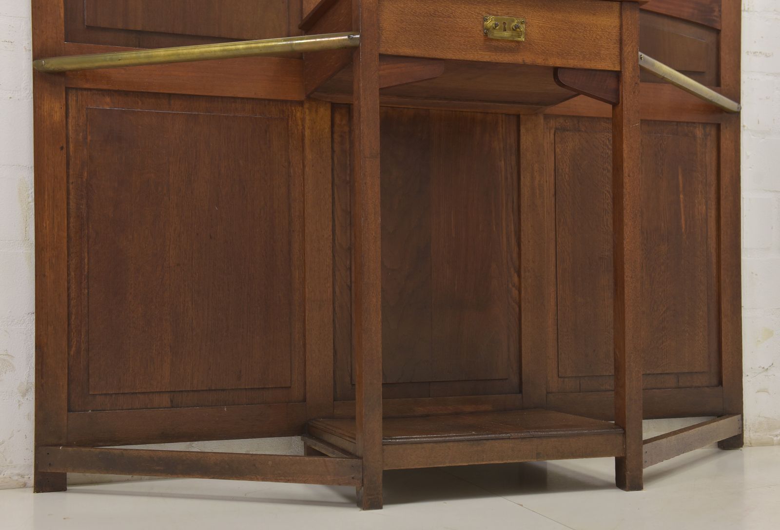 Antique! Wardrobe Restored Art Nouveau Circa 1920 Oak Mahogany photo 1394.0