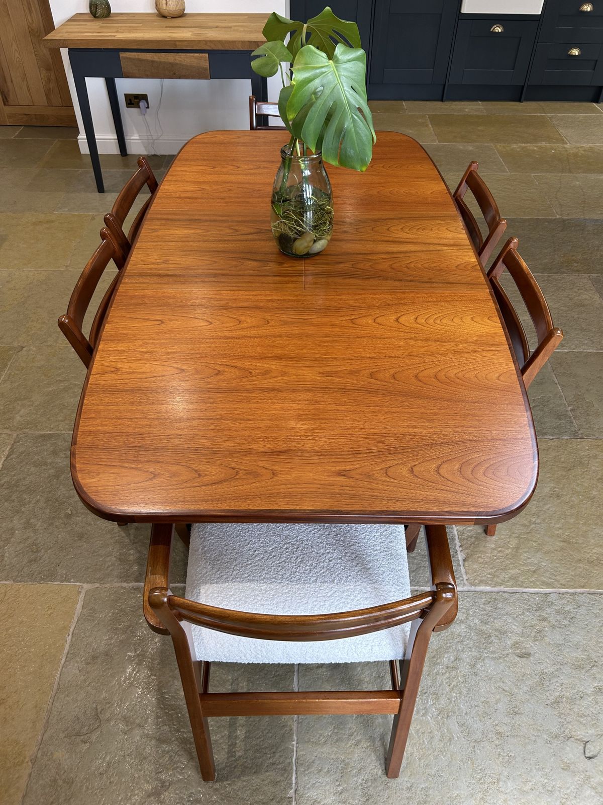 photo furniture G Plan Fresco Vintage Extending Dining Table And 6 Mid Century Chairs