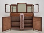 Antique! Display Cabinet Restored Art Deco 1925 Mahogany Buffet Dining Room photo 1878.0