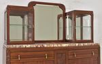 photo for sale Antique! Display Cabinet Restored Art Deco 1925 Mahogany Buffet Dining Room