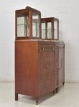 1878.0 Antique! Display Cabinet Restored Art Deco 1925 Mahogany Buffet Dining Room photo