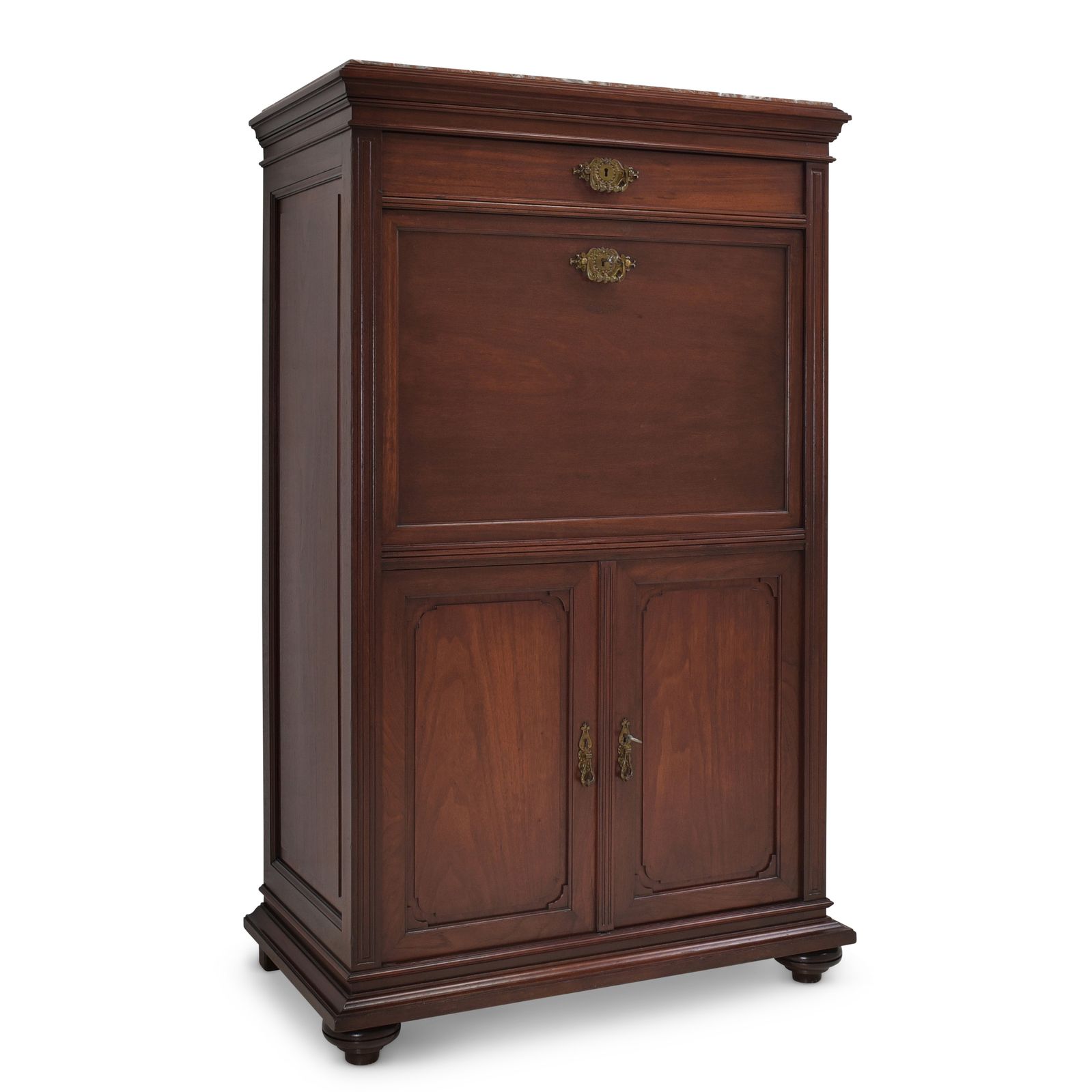 Antique! Secretary Restored Mahogany England Circa 1940