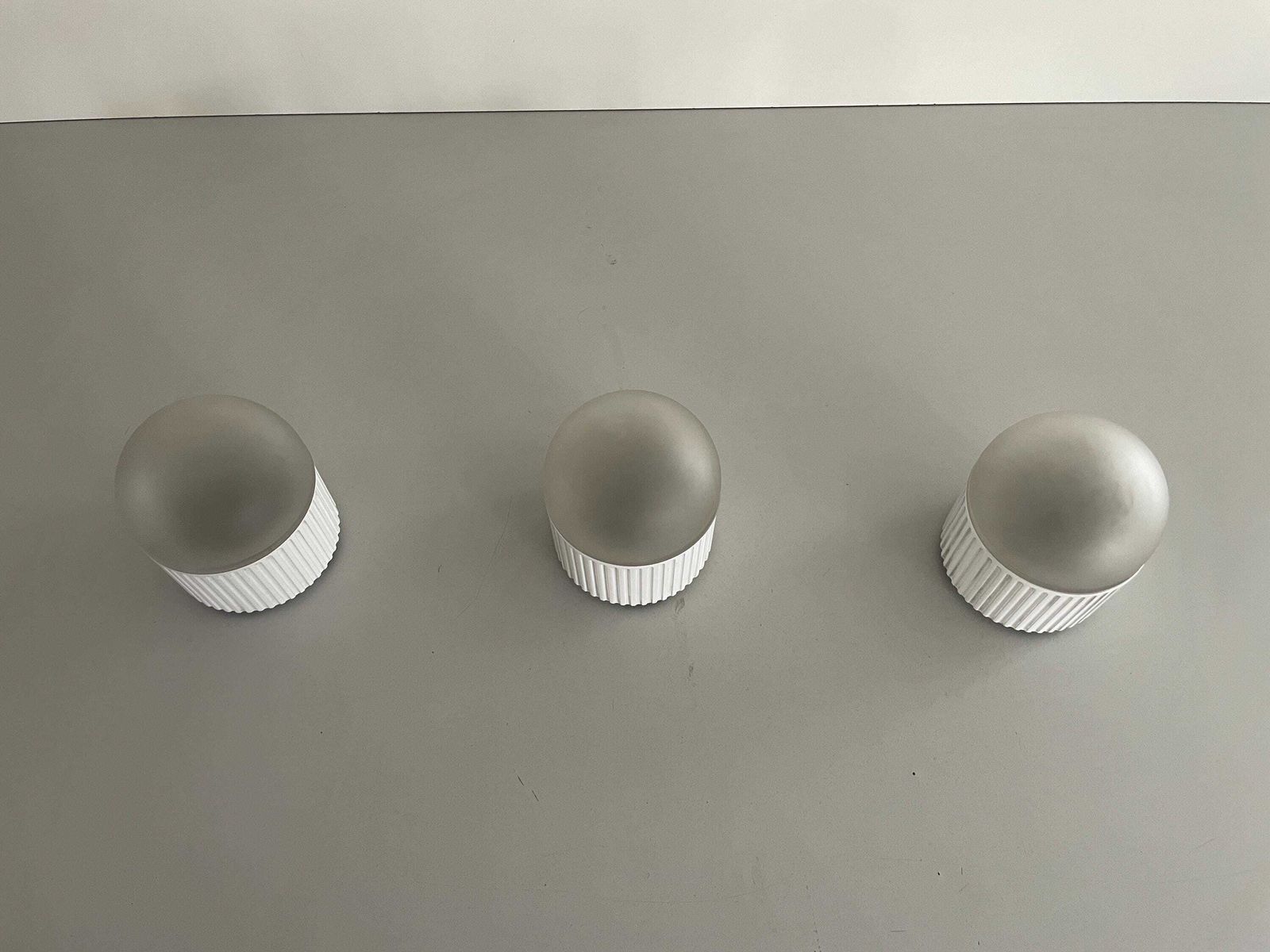 Bulbo Model Set Of Three Sconces By Raul Barbieri & Giorgio Marianelli For Tronconi, 1970's, Italy photo Lighting