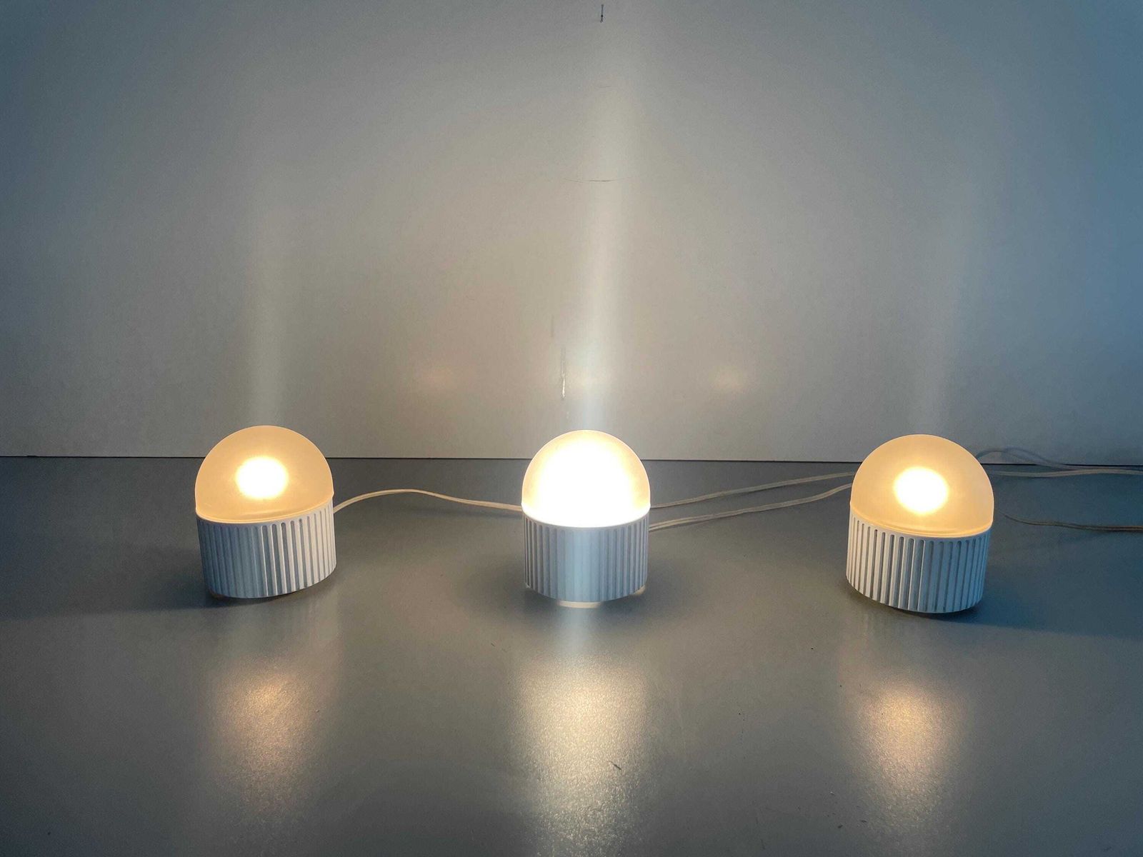 Bulbo Model Set Of Three Sconces By Raul Barbieri & Giorgio Marianelli For Tronconi, 1970's, Italy photo vintage