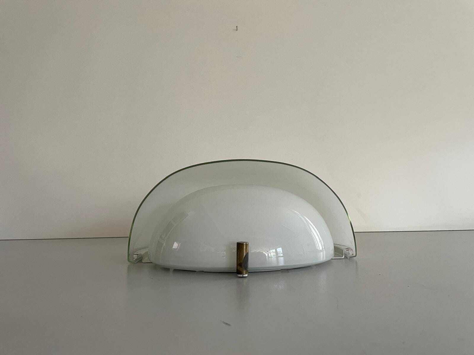 Mania Big Size Single Sconce In Glass By Vico Magistretti For Artemide, 1960s, Italy photo vinterior