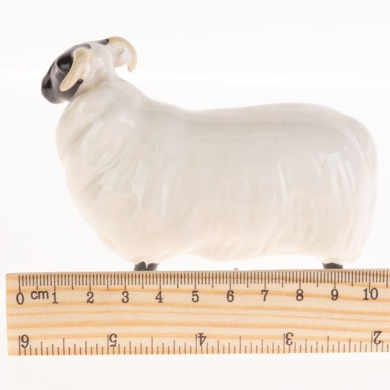 English Beswick Porcelain Ceramic Pottery Figure Of A Goat photo for sale