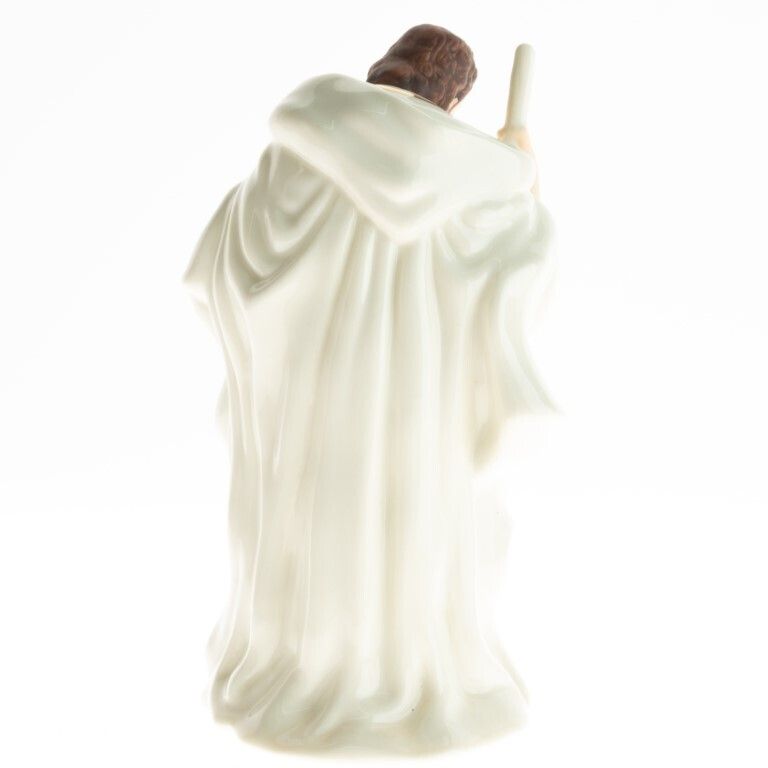 Belleek Irish Gilt Pottery Ceramic Porcelain Nativity Figure photo furniture