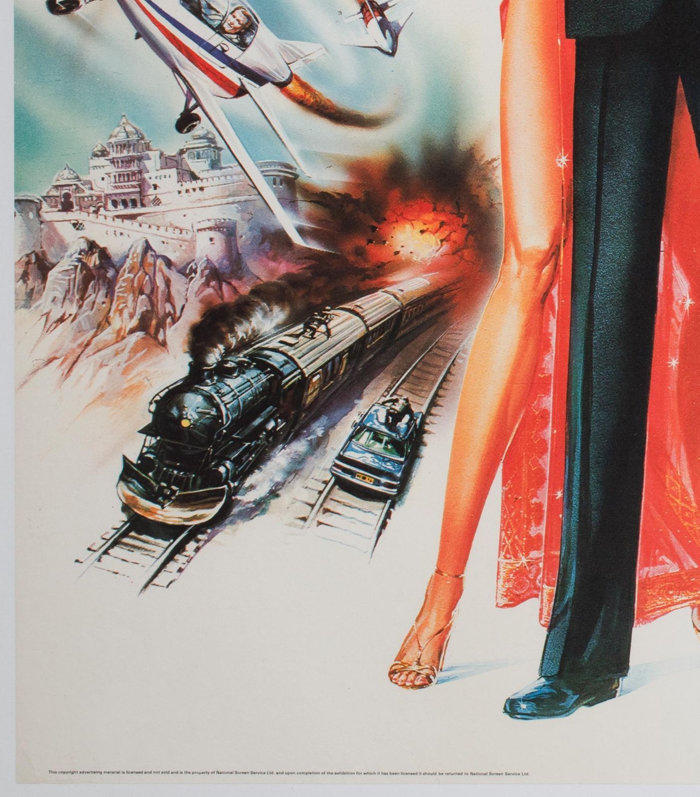 Octopussy 1983 Uk Quad Film Poster, Daniel Goozee photo vinterior