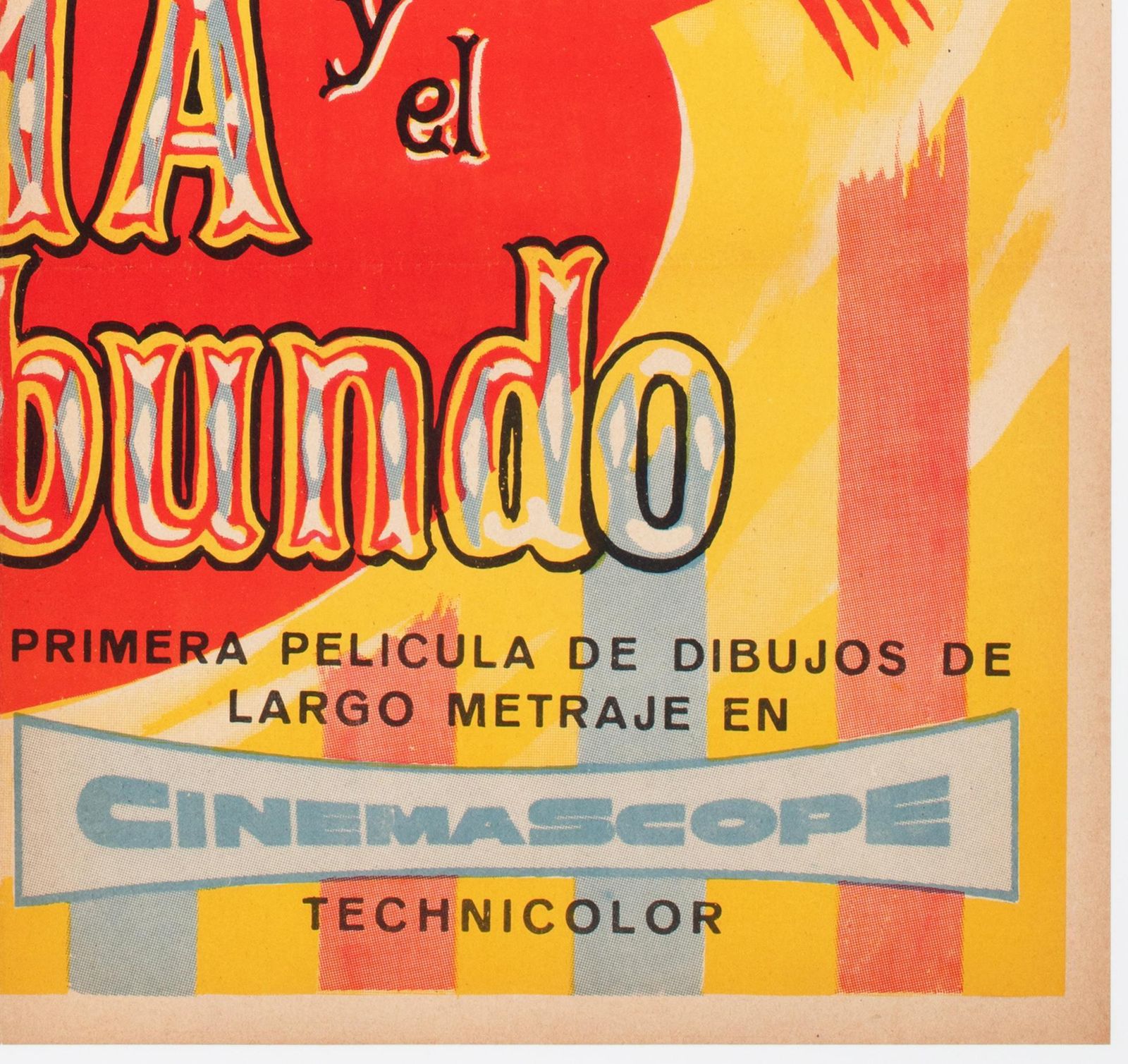 Lady And The Tramp 1957 Spanish 1 Sheet Film Poster photo vintage