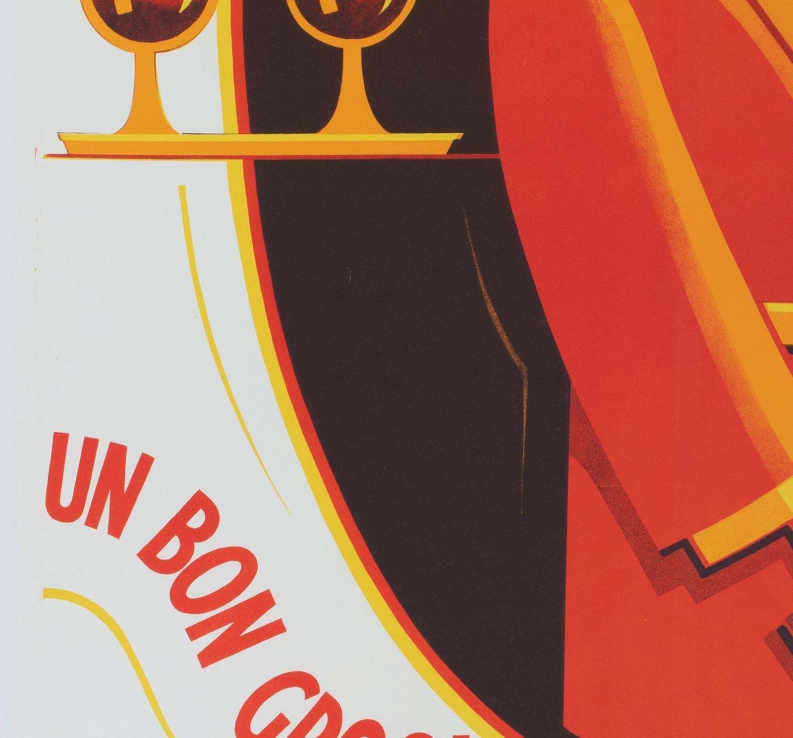 Picon Amer Chaud, C1930s Vintage Swiss Alcohol Advertising Poster, Noel Fontanet photo Art